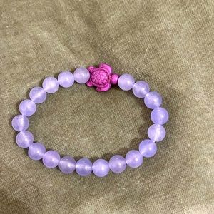 Purple turtle bracelet